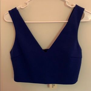 Forever 21 navy blue crop top size s